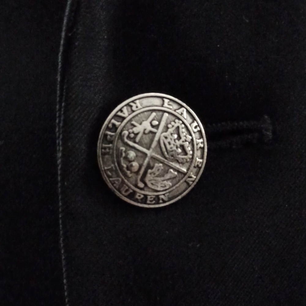 RALPH LAUREN Timeless Executive Black Blazer, 44R - Picture 2 of 10